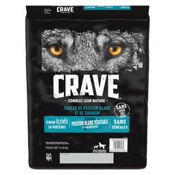 Nourriture pour chiens adultes CRAVE(MC) saveur de poisson blanc et de saumon image