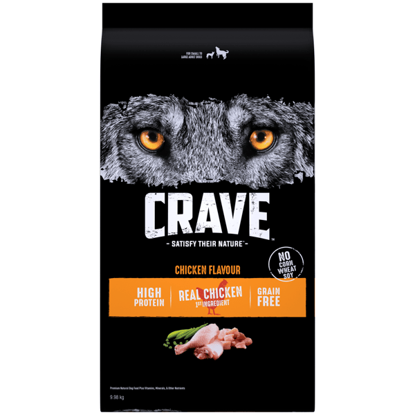 CRAVE™ Dog Food Dry Adult Protein Grain Free, Chicken image 1