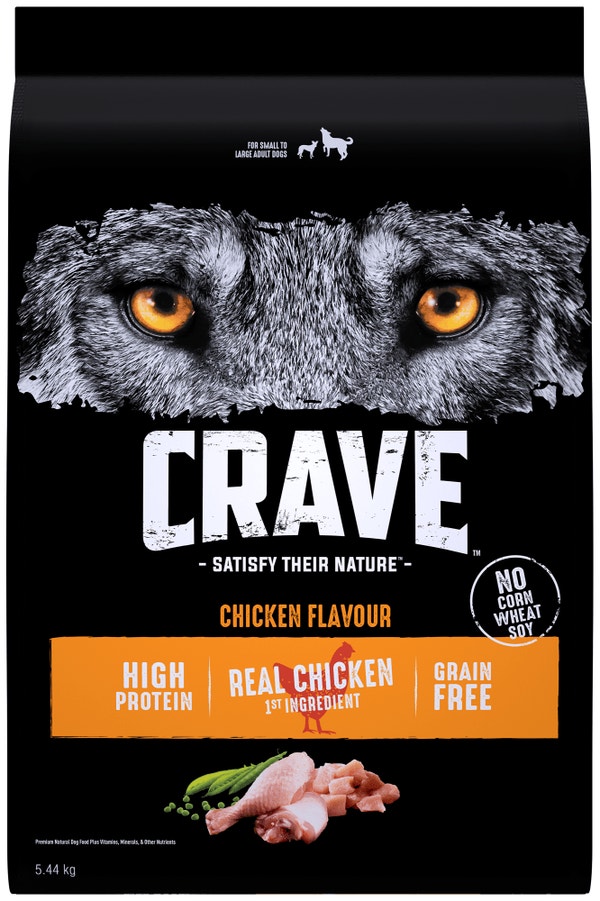 CRAVE™ Dog Food Dry Adult Protein Grain Free, Chicken image 1