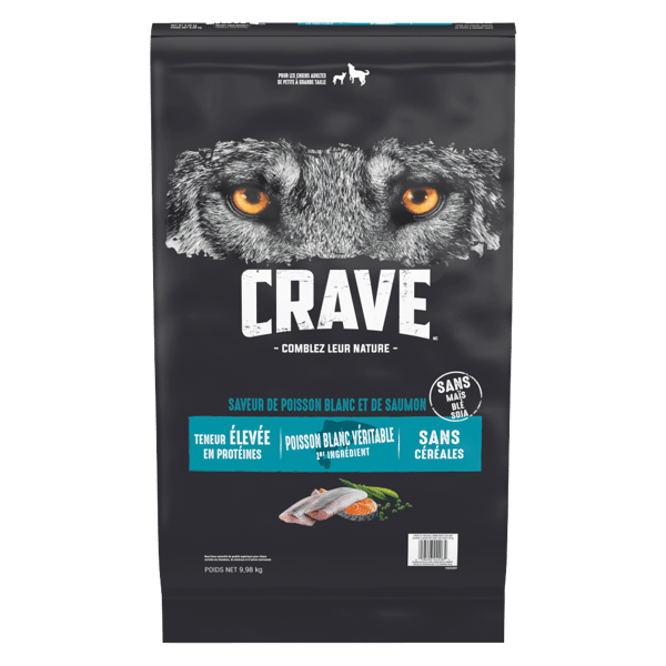 Nourriture pour chiens adultes CRAVE(MC) saveur de poisson blanc et de saumon image 1
