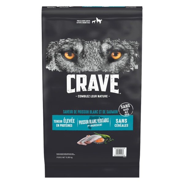 Nourriture pour chiens adultes CRAVE(MC) saveur de poisson blanc et de saumon image 1