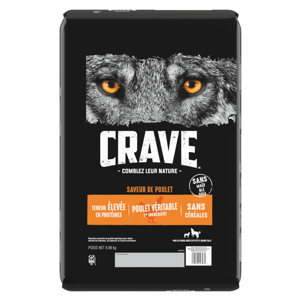 Nourriture pour chiens adultes CRAVE(MC) saveur de poulet image 1