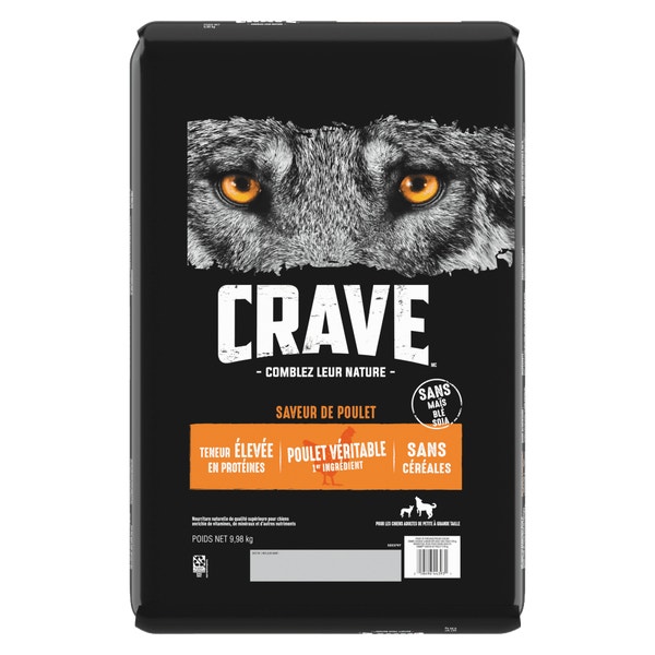 Nourriture pour chiens adultes CRAVE(MC) saveur de poulet image 1