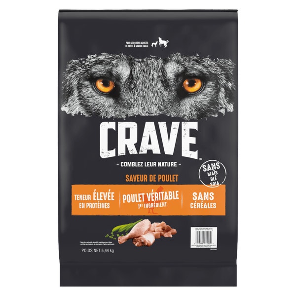 Nourriture pour chiens adultes CRAVE(MC) saveur de poulet image 1