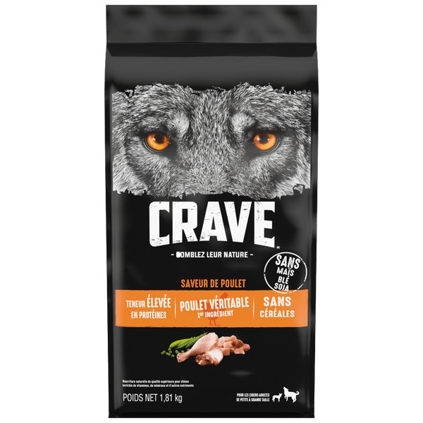 Nourriture pour chiens adultes CRAVE(MC) saveur de poulet image 1