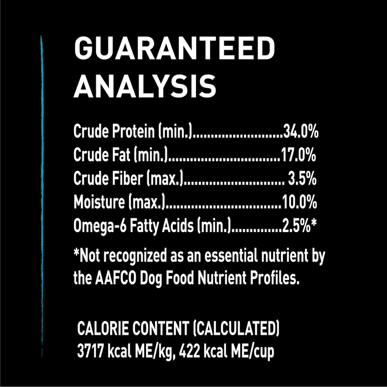 CRAVE™ Dog Food Dry Adult Protein Grain Free, White Fish & Salmon guaranteed analysis image